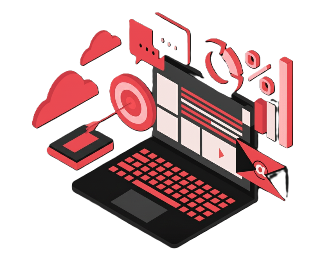 ERP dashboard illustration